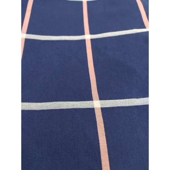 Rag & Bone Simone Cotton High Rise  Blue Plaid Slim Cropped Pants Size 4 - Picture 3 of 16